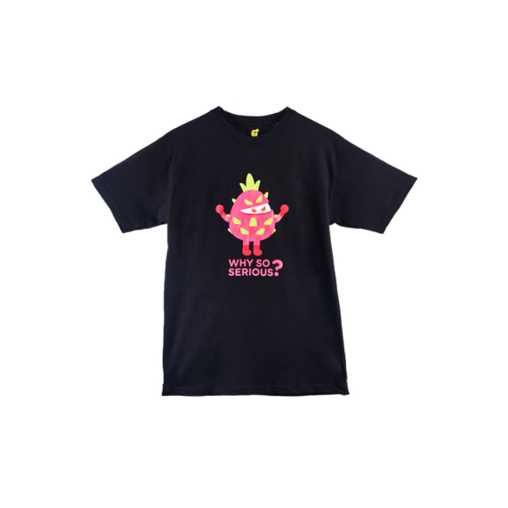 DurianBB Tee - Kids - Dragon Fruit - Why so Serious(Black) DurianBB Tee - Kids - Dragon Fruit - Why so Serious(Black)