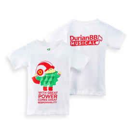 DurianBB Tee Kids - SuperB With Great Power DurianBB Tee Kids - SuperB With Great Power